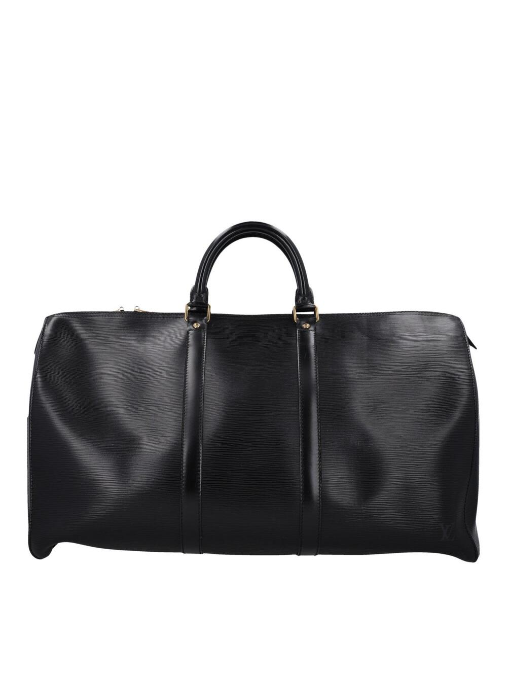 Louis Vuitton Epi Keepall 50 Black #374915L99B